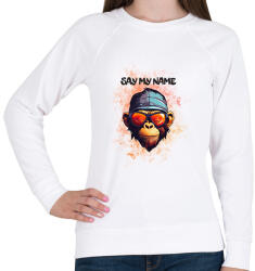 printfashion say my name - Női pulóver - Fehér (14632516)