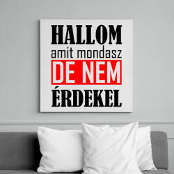 printfashion Hallom - Vászonkép - Fehér (6640214)