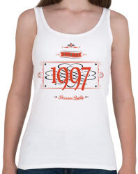 printfashion since-1997-red-black - Női atléta - Fehér (532576)