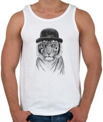 printfashion Welcome to the jungle - Férfi atléta - Fehér (245242)