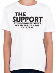 printfashion League of legends Support main - Gyerek póló - Fehér (1805849)