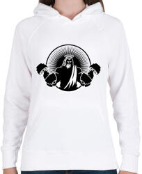 printfashion Emeld szabályosan - Női kapucnis pulóver - Fehér (2405405)
