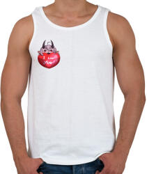printfashion I love you - Férfi atléta - Fehér (15576407)