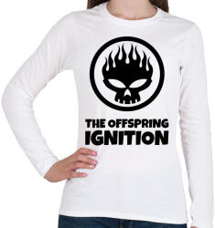 printfashion THE OFFSPRING IGNITION - Női hosszú ujjú póló - Fehér (11522838)