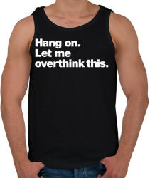 printfashion Hang on. - Férfi atléta - Fekete (2487256)