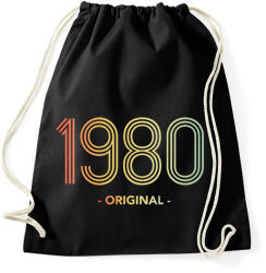 printfashion 1980 - Sportzsák, Tornazsák - Fekete (11985305)