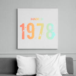 printfashion 1978 - Vászonkép - Fehér (6640462)