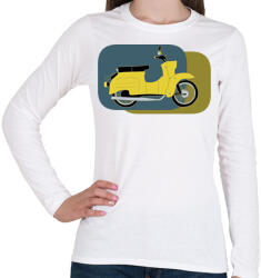 printfashion simson schwalbe2 - Női hosszú ujjú póló - Fehér (2925457)