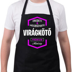 printfashion Virágkötő prémium minőség - Kötény - Fekete (4929061)