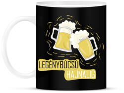 printfashion Legénybúcsú hajnalig - Bögre - Fekete (6209649)