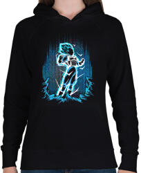 printfashion vegeta - Női kapucnis pulóver - Fekete (12480118)