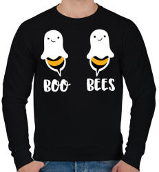 printfashion Boo Bees - Férfi pulóver - Fekete (16680162)