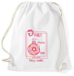 printfashion Az ellenállhatatlan fánk - Sportzsák, Tornazsák - Fehér (443396)