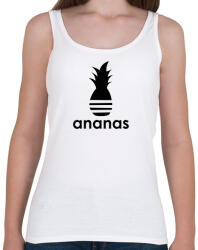 printfashion Ananas - Parody - Női atléta - Fehér (7326275)