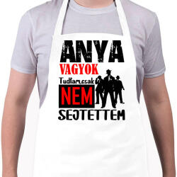 printfashion anya vagyok tudtam csak. . . . - Kötény - Fehér (6877130)