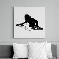 printfashion Dj - Vászonkép - Fehér (6635307)