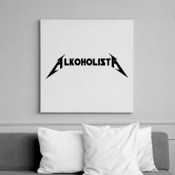 printfashion Alkoholista - Metallica paródia 1 - Vászonkép - Fehér (6631020)