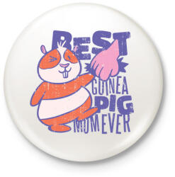 printfashion Tengerimalac anyuka - Kitűző, hűtőmágnes - Fehér (5072352)