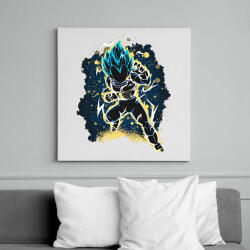 printfashion The Prince Saiyan - Vászonkép - Fehér (6624113)