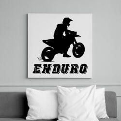 printfashion Enduro - Vászonkép - Fehér (6634810)
