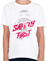 printfashion Safety first - Gyerek póló - Fehér (234103)