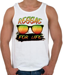 printfashion Reggae for life - Férfi atléta - Fehér (7659053)