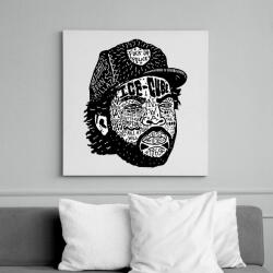 printfashion Ice-cube - Vászonkép - Fehér (6629696)