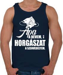 printfashion Peca Fehér - Férfi atléta - Sötétkék (931784)