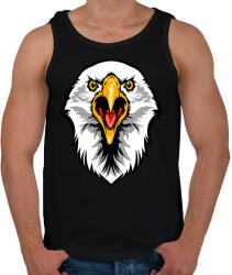 printfashion Dühös Sas - Férfi atléta - Fekete (2917628)