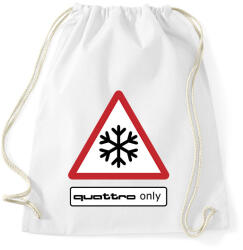 printfashion Quattro only - Sportzsák, Tornazsák - Fehér (2093458)