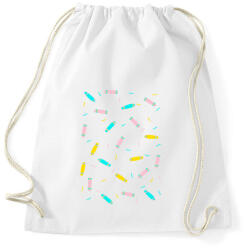 printfashion Ice cream boards tee - Sportzsák, Tornazsák - Fehér (223813)