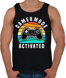 printfashion Gamer Mode Activated - Férfi atléta - Fekete (5258897)