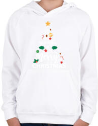 printfashion Karácsony ! - karácsonyfa_ - Gyerek kapucnis pulóver - Fehér (4089361)