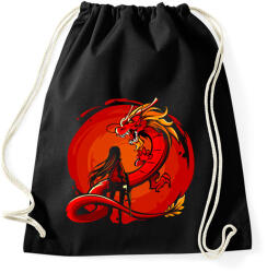 printfashion Dragon - Sportzsák, Tornazsák - Fekete (15099661)