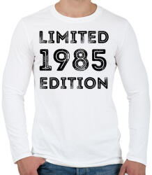 printfashion 1985 - Férfi hosszú ujjú póló - Fehér (5064175)