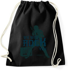 printfashion we will rock you - Sportzsák, Tornazsák - Fekete (2121644)