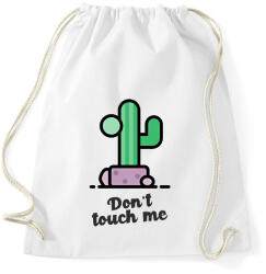 printfashion DONT TOUCH ME - Sportzsák, Tornazsák - Fehér (10274038)