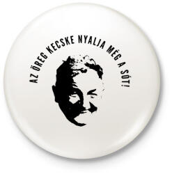 printfashion ÖREG KECSKE - Kitűző, hűtőmágnes - Fehér (3079965)