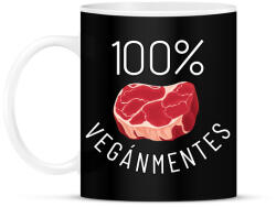 printfashion 100% VEGÁNMENTES - Bögre - Fekete (1106057)