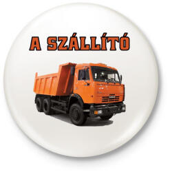 printfashion a szállító3 - Kitűző, hűtőmágnes - Fehér (3081393)