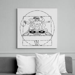 printfashion Dj - Vászonkép - Fehér (11672731)