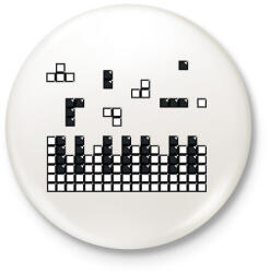 printfashion Zongora - Kitűző, hűtőmágnes - Fehér (6251750)