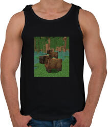 printfashion Minecraft Capybara - Férfi atléta - Fekete (13855198)