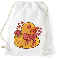 printfashion Valentin napi kacsa - Sportzsák, Tornazsák - Fehér (13273342)