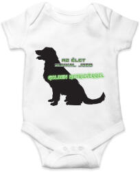 printfashion Golden retriever - Baba Body - Fehér (13986346)