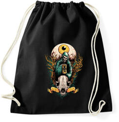 printfashion Halál szeme - Sportzsák, Tornazsák - Fekete (62361)