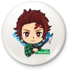 printfashion DS Tanjiro - Kitűző, hűtőmágnes - Fehér (5130778)