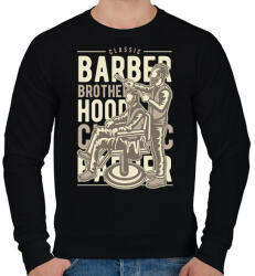 printfashion Fodrász - Férfi pulóver - Fekete (812397)