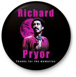printfashion Richard Pryor Thanks for the memories - Kitűző, hűtőmágnes - Fekete (6390589)