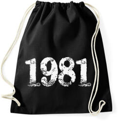 printfashion 1981 - Sportzsák, Tornazsák - Fekete (6195671)